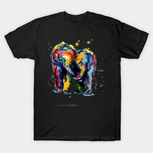 Elephant Colorful T-Shirt